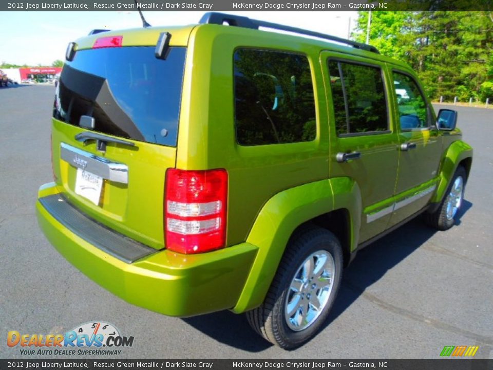 Rescue Green Metallic 2012 Jeep Liberty Latitude Photo #6