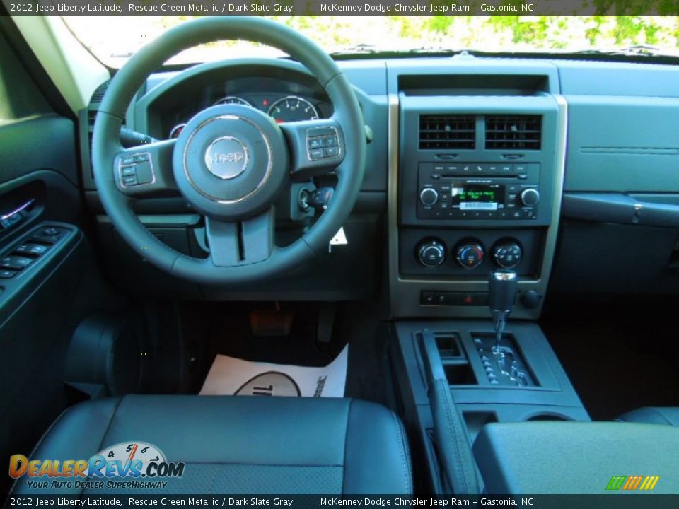 2012 Jeep Liberty Latitude Rescue Green Metallic / Dark Slate Gray Photo #17