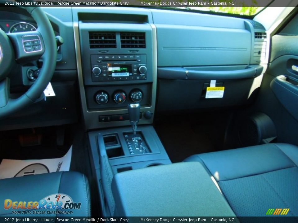 2012 Jeep Liberty Latitude Rescue Green Metallic / Dark Slate Gray Photo #18