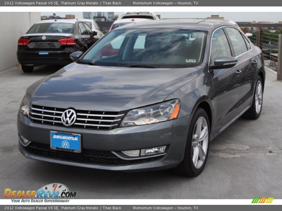 2012 Volkswagen Passat V6 SE Platinum Gray Metallic / Titan Black Photo #3