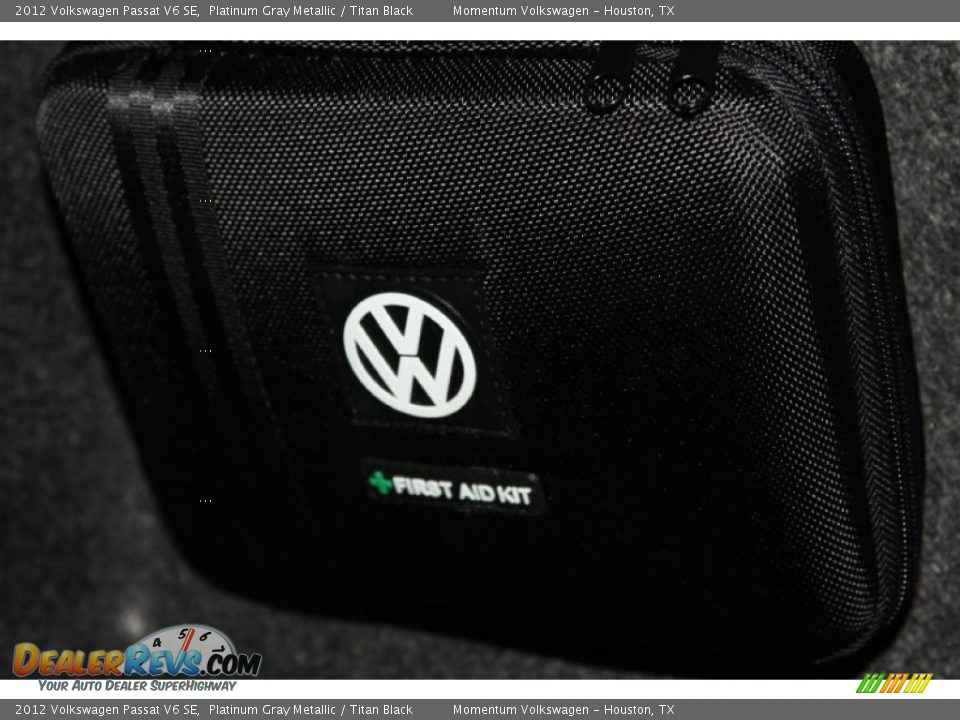 2012 Volkswagen Passat V6 SE Platinum Gray Metallic / Titan Black Photo #19
