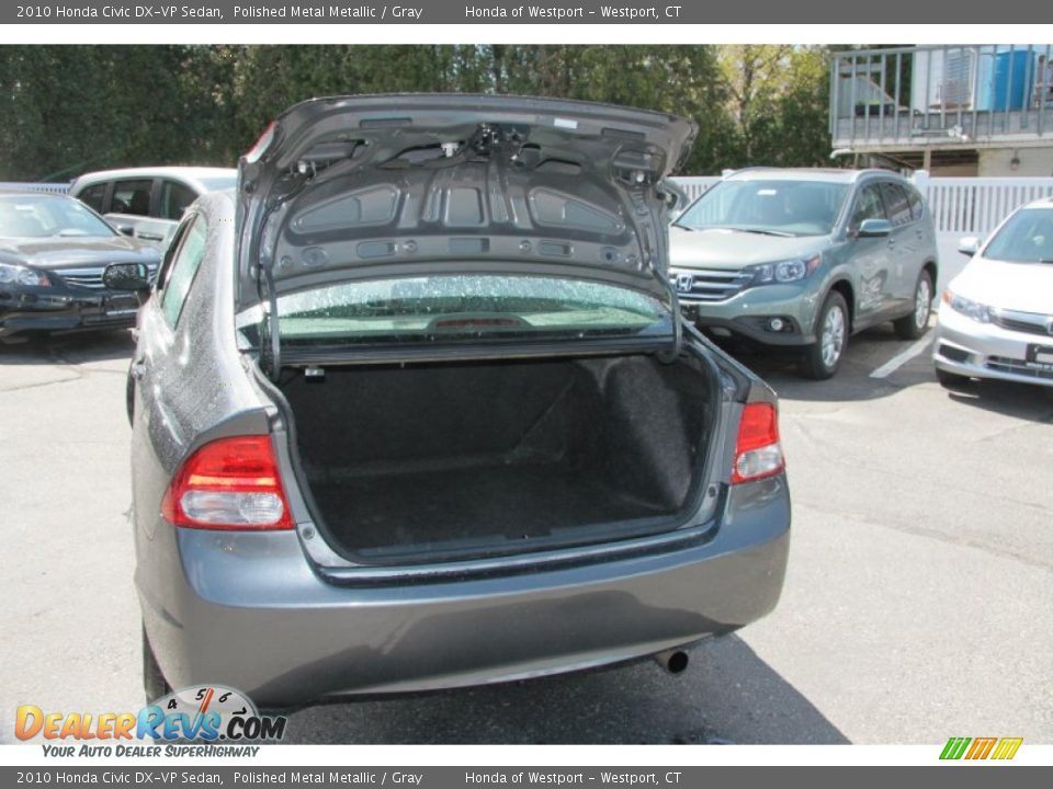 2010 Honda Civic DX-VP Sedan Polished Metal Metallic / Gray Photo #7