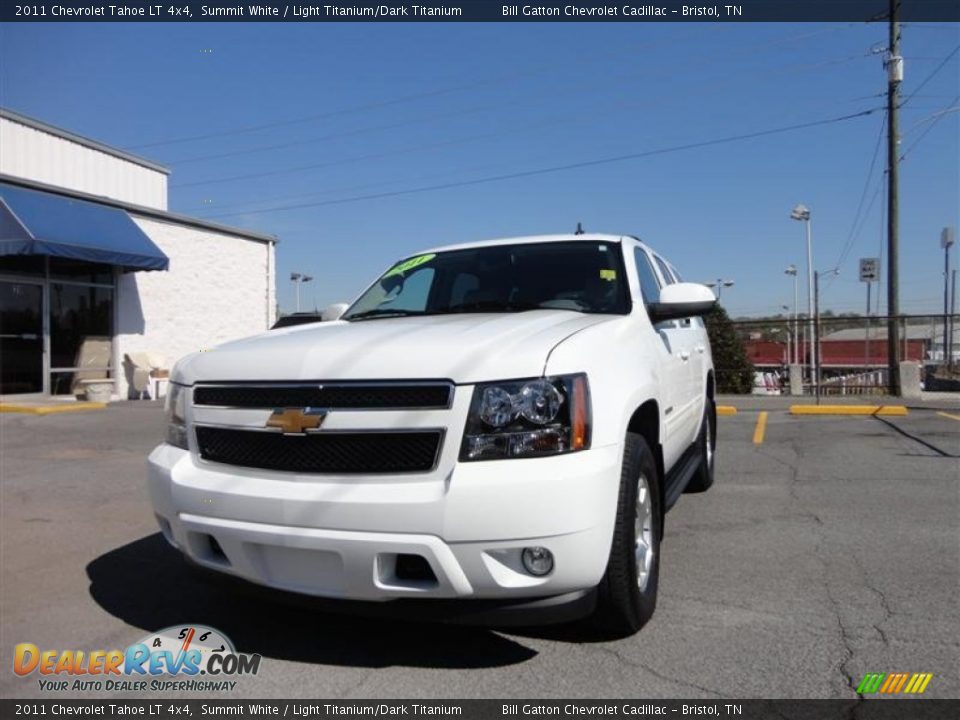 2011 Chevrolet Tahoe LT 4x4 Summit White / Light Titanium/Dark Titanium Photo #2