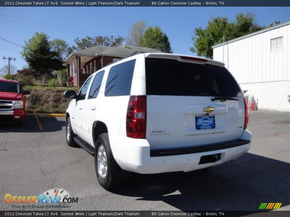 2011 Chevrolet Tahoe LT 4x4 Summit White / Light Titanium/Dark Titanium Photo #3