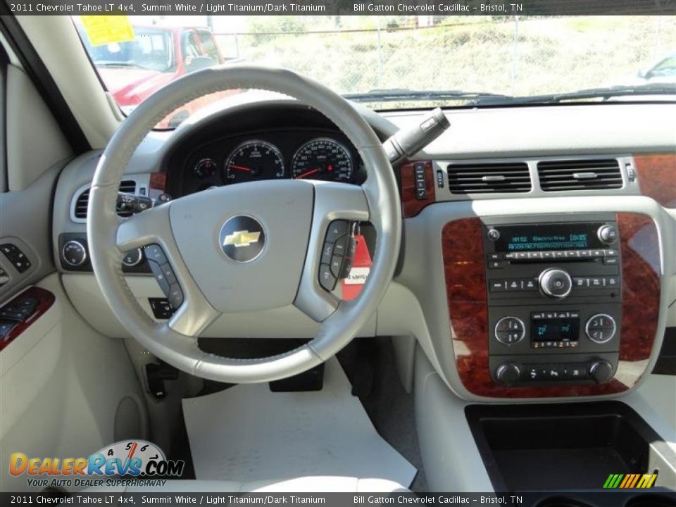 2011 Chevrolet Tahoe LT 4x4 Summit White / Light Titanium/Dark Titanium Photo #7