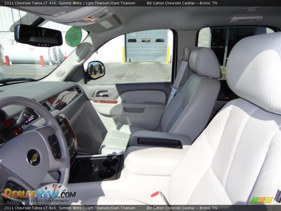 2011 Chevrolet Tahoe LT 4x4 Summit White / Light Titanium/Dark Titanium Photo #8