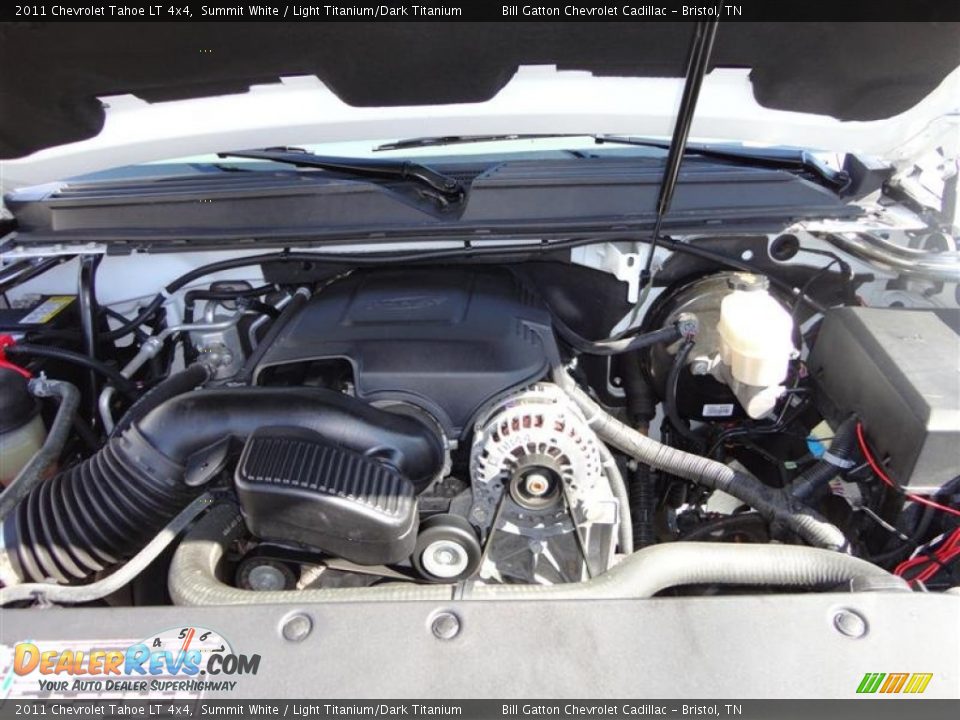 2011 Chevrolet Tahoe LT 4x4 Summit White / Light Titanium/Dark Titanium Photo #10