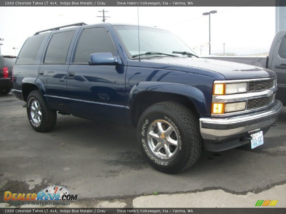 1999 Chevrolet Tahoe LT 4x4 Indigo Blue Metallic / Gray Photo #1