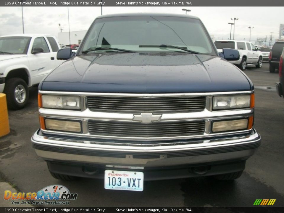 1999 Chevrolet Tahoe LT 4x4 Indigo Blue Metallic / Gray Photo #6