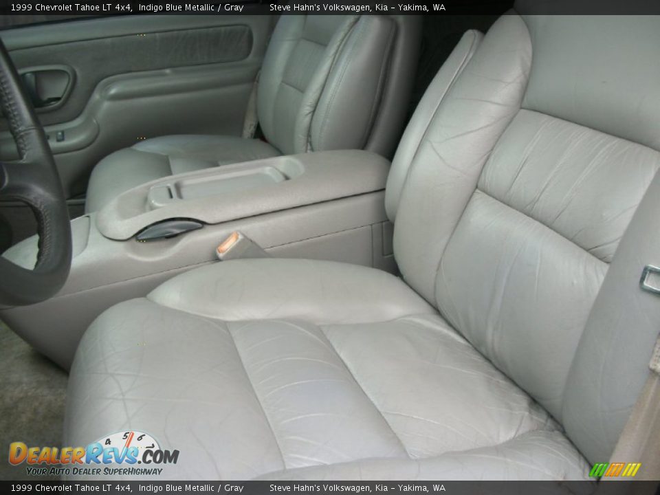 1999 Chevrolet Tahoe LT 4x4 Indigo Blue Metallic / Gray Photo #8