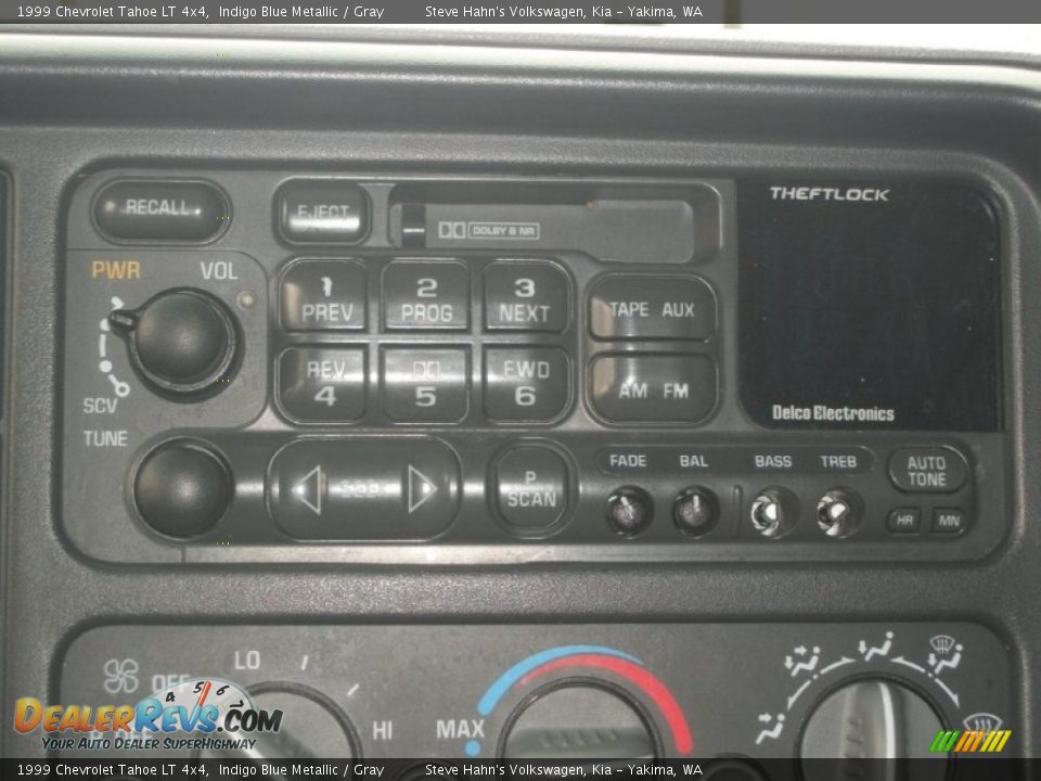 1999 Chevrolet Tahoe LT 4x4 Indigo Blue Metallic / Gray Photo #15