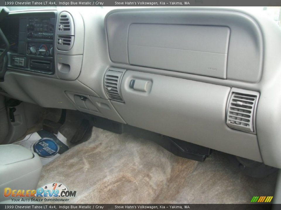 1999 Chevrolet Tahoe LT 4x4 Indigo Blue Metallic / Gray Photo #20