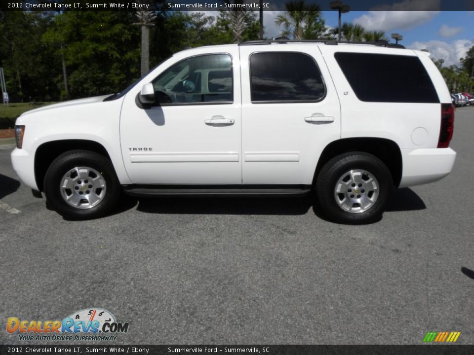 2012 Chevrolet Tahoe LT Summit White / Ebony Photo #2