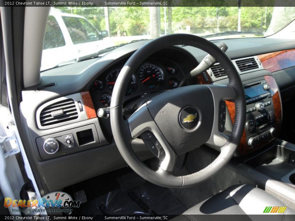 2012 Chevrolet Tahoe LT Summit White / Ebony Photo #3