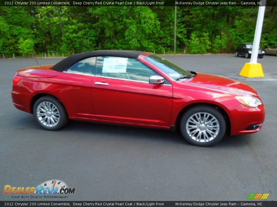 Deep Cherry Red Crystal Pearl Coat 2012 Chrysler 200 Limited Convertible Photo #3
