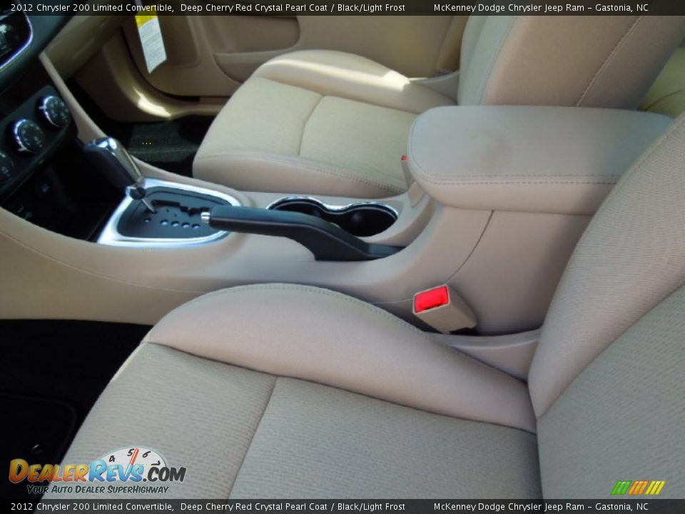 2012 Chrysler 200 Limited Convertible Deep Cherry Red Crystal Pearl Coat / Black/Light Frost Photo #9