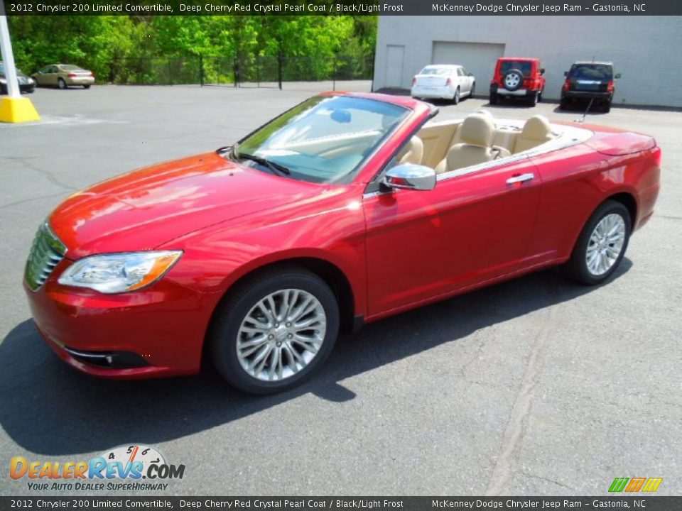 Deep Cherry Red Crystal Pearl Coat 2012 Chrysler 200 Limited Convertible Photo #23