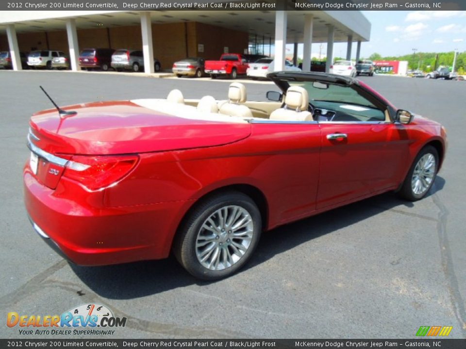 Deep Cherry Red Crystal Pearl Coat 2012 Chrysler 200 Limited Convertible Photo #25