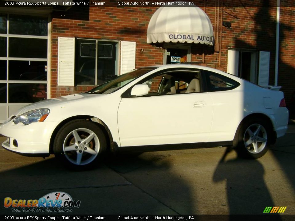 2003 Acura RSX Sports Coupe Taffeta White / Titanium Photo #1