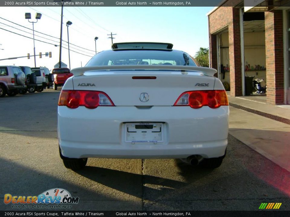 2003 Acura RSX Sports Coupe Taffeta White / Titanium Photo #3