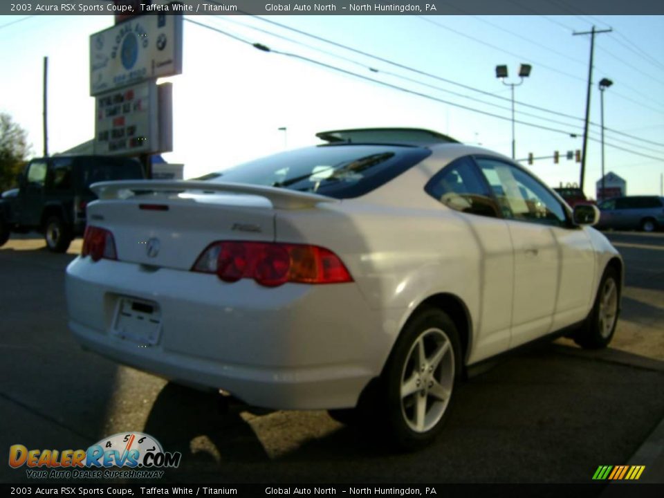 2003 Acura RSX Sports Coupe Taffeta White / Titanium Photo #4