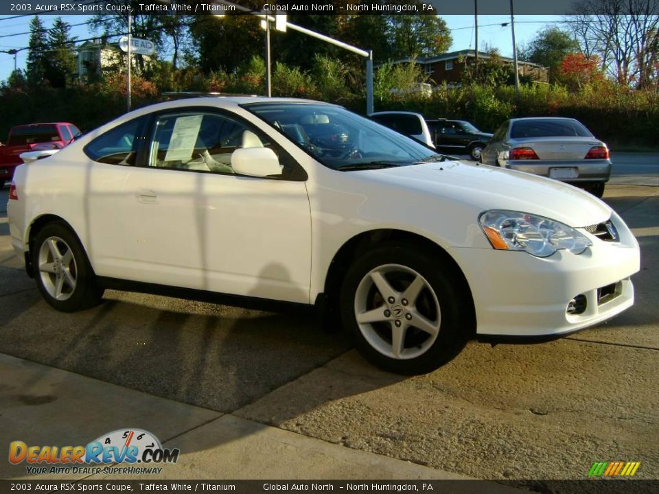 2003 Acura RSX Sports Coupe Taffeta White / Titanium Photo #5