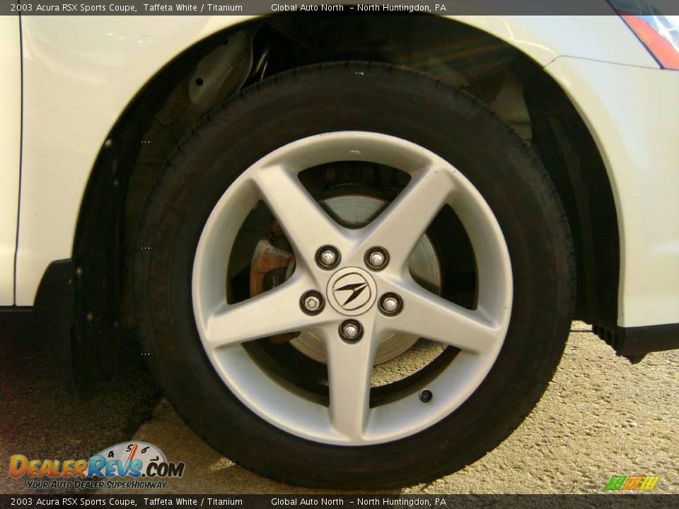 2003 Acura RSX Sports Coupe Taffeta White / Titanium Photo #9