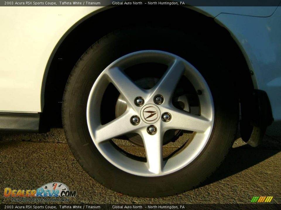 2003 Acura RSX Sports Coupe Taffeta White / Titanium Photo #11