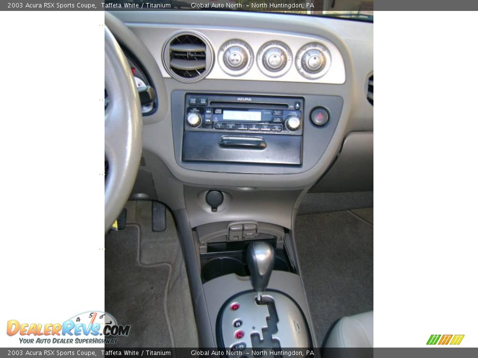 2003 Acura RSX Sports Coupe Taffeta White / Titanium Photo #19
