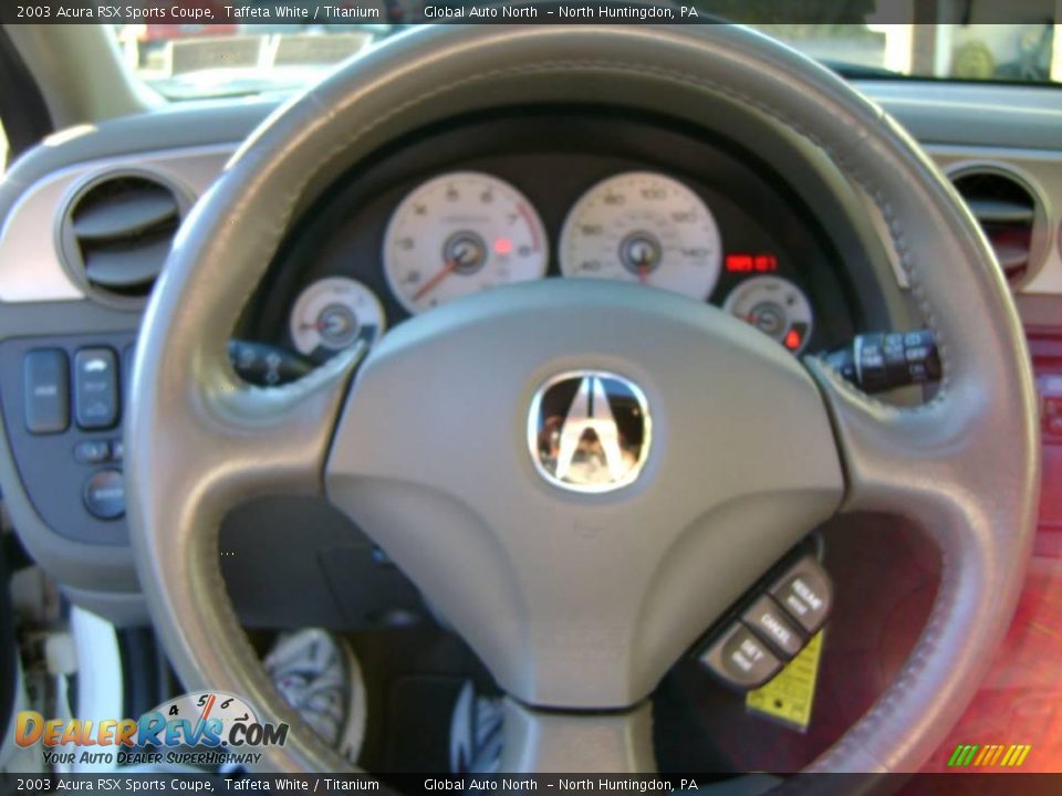 2003 Acura RSX Sports Coupe Taffeta White / Titanium Photo #20