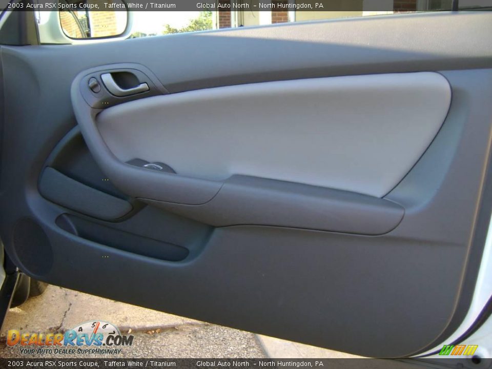 2003 Acura RSX Sports Coupe Taffeta White / Titanium Photo #23
