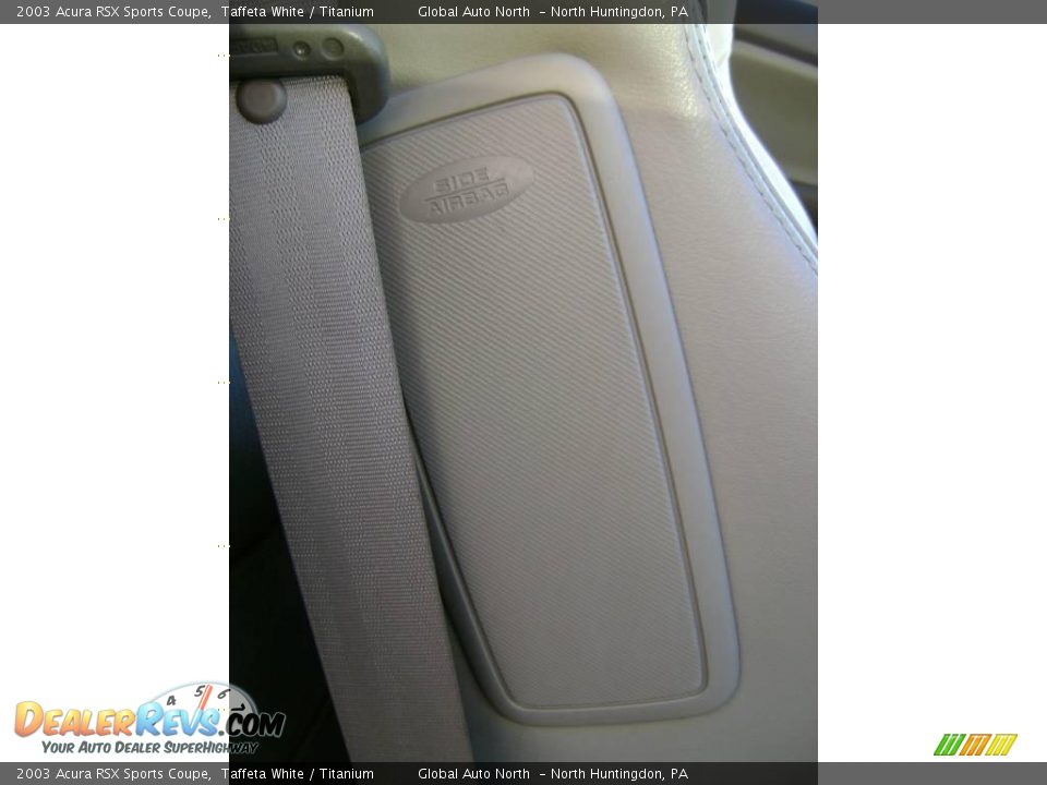 2003 Acura RSX Sports Coupe Taffeta White / Titanium Photo #24