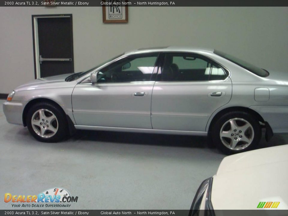 2003 Acura TL 3.2 Satin Silver Metallic / Ebony Photo #2