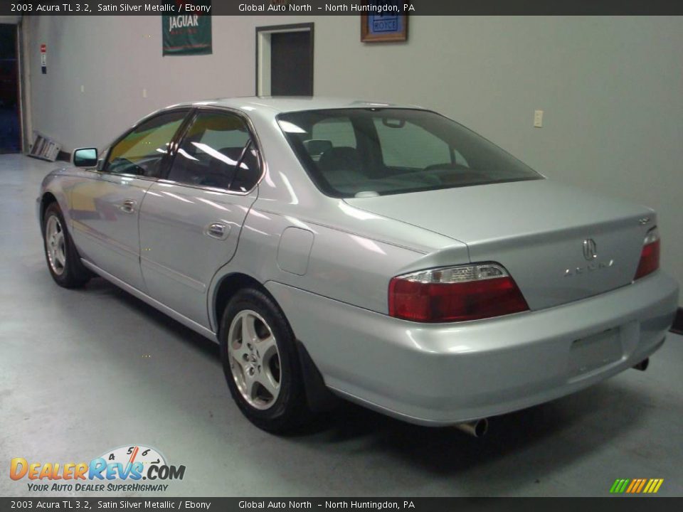 2003 Acura TL 3.2 Satin Silver Metallic / Ebony Photo #3