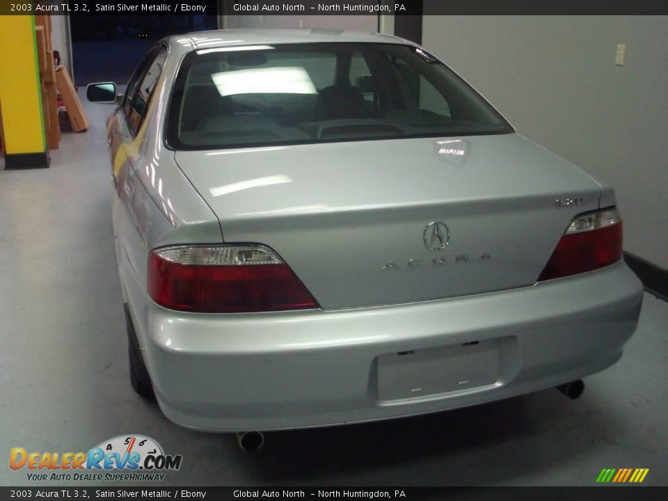 2003 Acura TL 3.2 Satin Silver Metallic / Ebony Photo #4