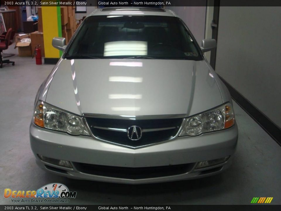 2003 Acura TL 3.2 Satin Silver Metallic / Ebony Photo #8