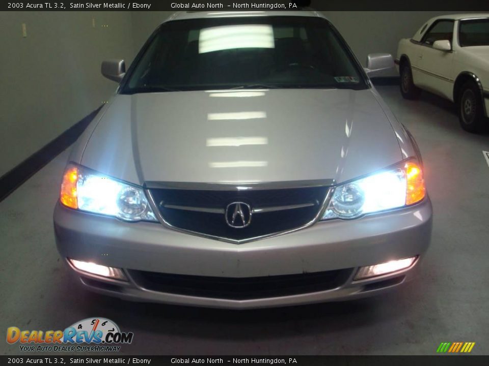 2003 Acura TL 3.2 Satin Silver Metallic / Ebony Photo #9