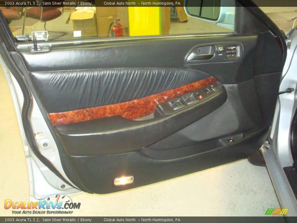 2003 Acura TL 3.2 Satin Silver Metallic / Ebony Photo #13