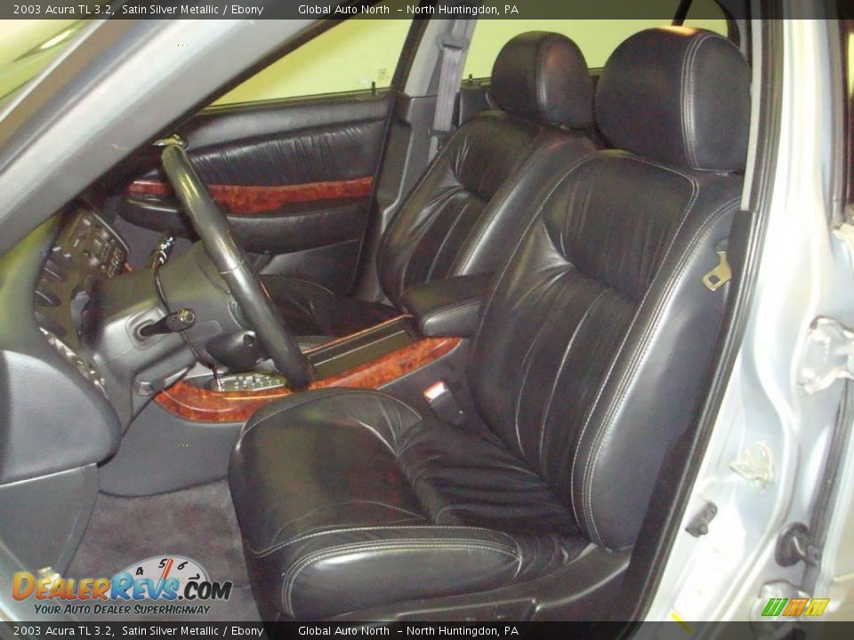 2003 Acura TL 3.2 Satin Silver Metallic / Ebony Photo #15