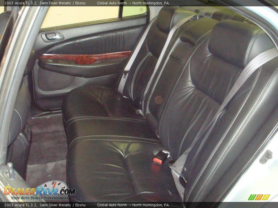 2003 Acura TL 3.2 Satin Silver Metallic / Ebony Photo #18