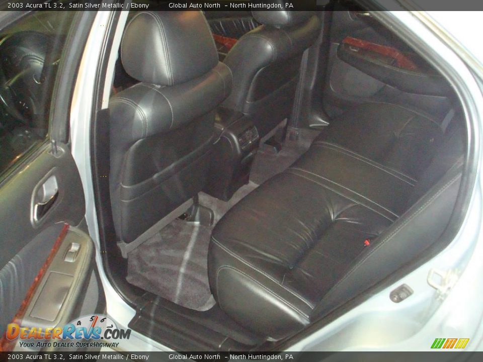 2003 Acura TL 3.2 Satin Silver Metallic / Ebony Photo #19