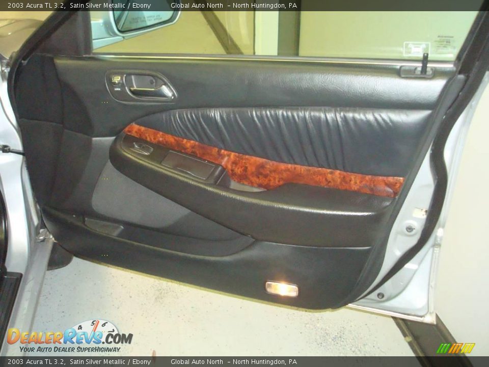 2003 Acura TL 3.2 Satin Silver Metallic / Ebony Photo #23