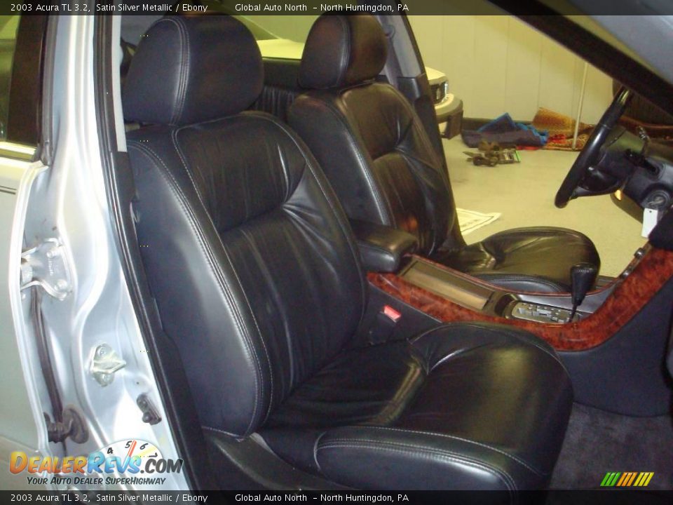2003 Acura TL 3.2 Satin Silver Metallic / Ebony Photo #25