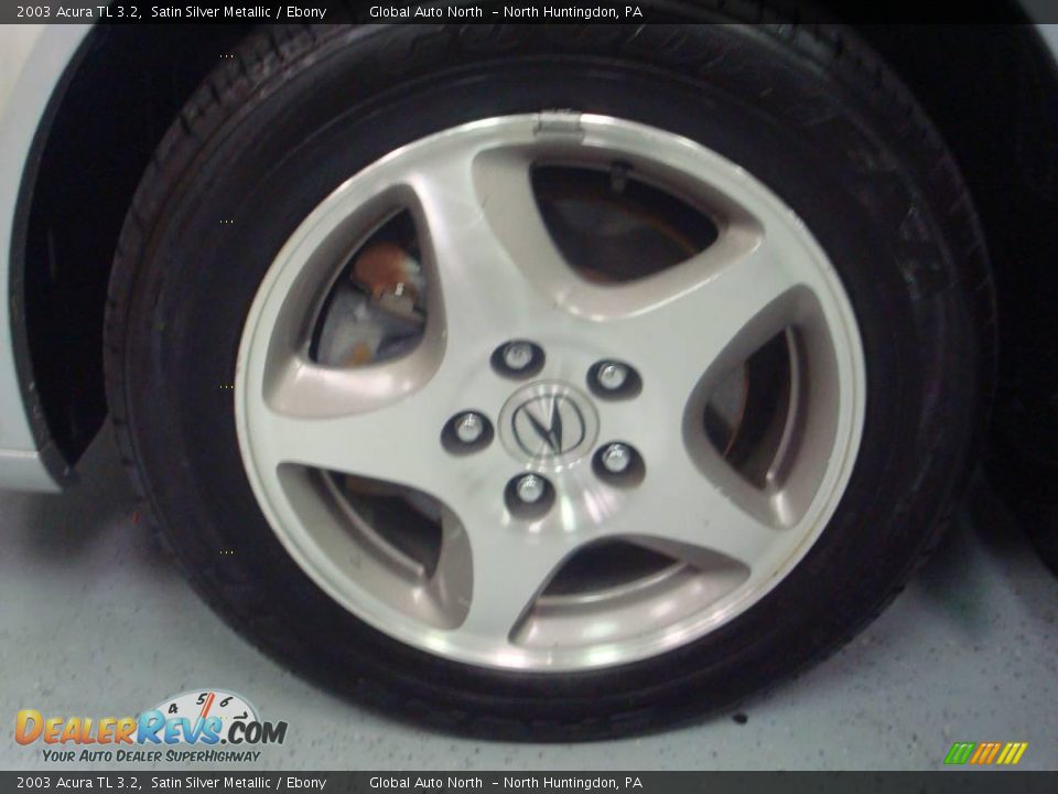 2003 Acura TL 3.2 Satin Silver Metallic / Ebony Photo #29
