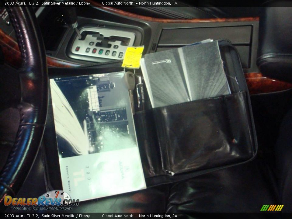 2003 Acura TL 3.2 Satin Silver Metallic / Ebony Photo #32