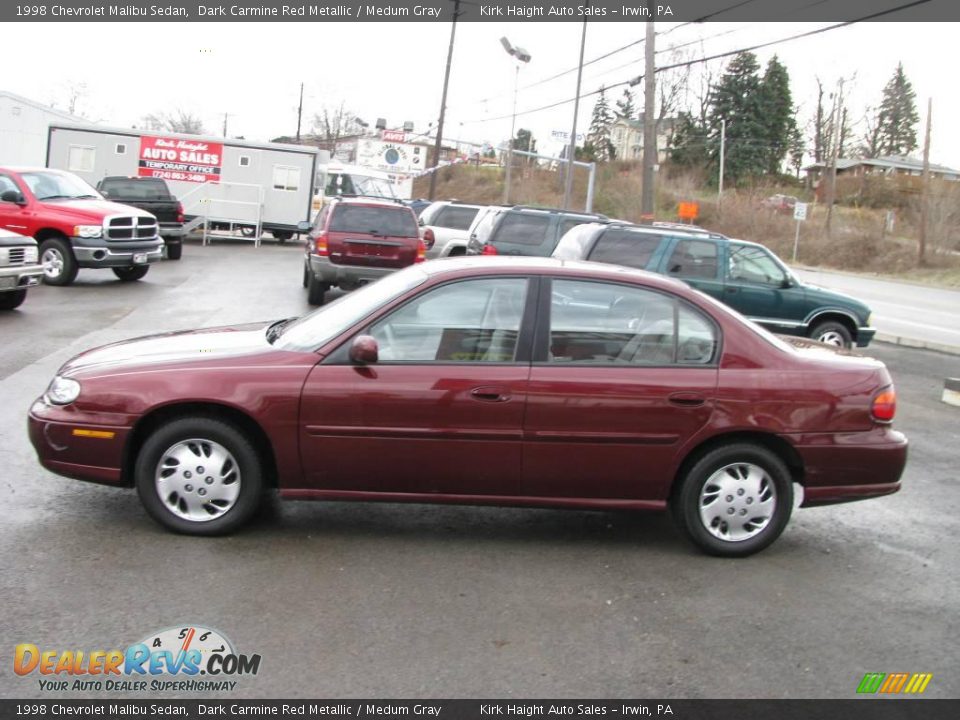 Dark Carmine Red Metallic 1998 Chevrolet Malibu Sedan Photo #6