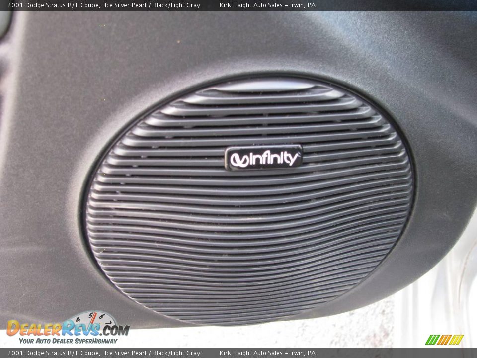 2001 Dodge Stratus R/T Coupe Ice Silver Pearl / Black/Light Gray Photo #13