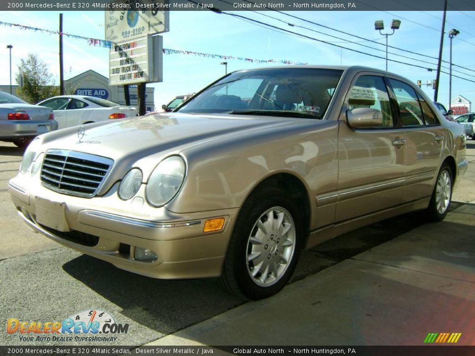2000 Mercedes-Benz E 320 4Matic Sedan Desert Silver Metallic / Java Photo #1