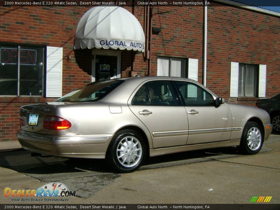 2000 Mercedes-Benz E 320 4Matic Sedan Desert Silver Metallic / Java Photo #4