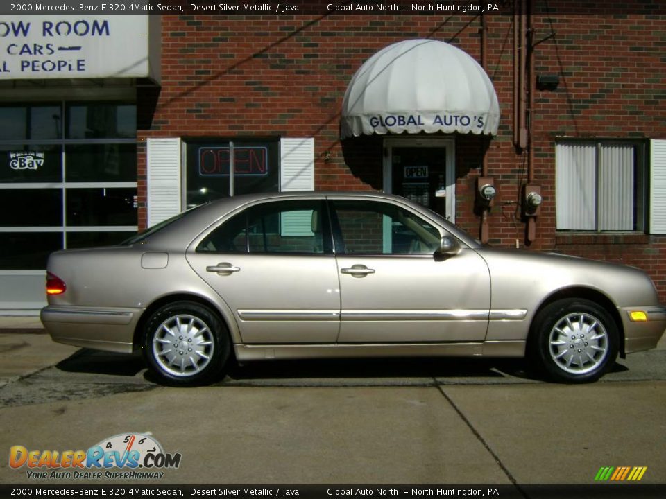 2000 Mercedes-Benz E 320 4Matic Sedan Desert Silver Metallic / Java Photo #5